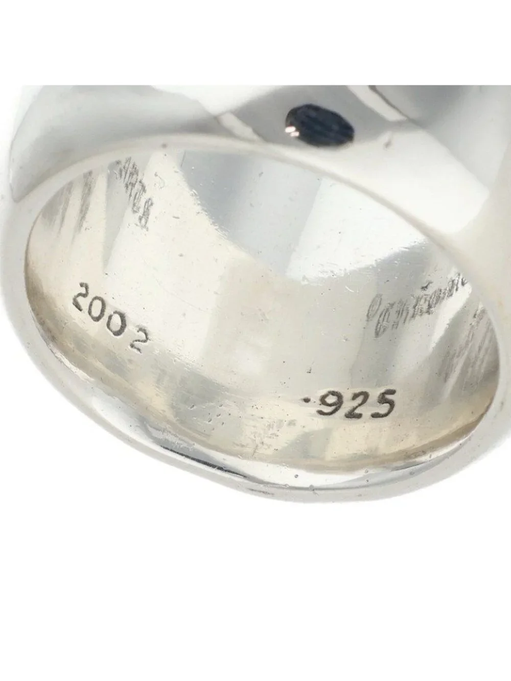 Chrome Hearts Classic Oval Cross Silver Ring